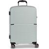 Worldpack San Francisco Trolley Set 50/60/70, Blu pastello, M medium, Trolley rigido con ruote doppie a 360°