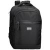 Pepe Jeans Blackmore Zaino per laptop da 15,6 pollici, nero, 31 x 44 x 15 cm, poliestere con dettagli in pelle sintetica 20,46 L by Joumma Bags, Nero, Taglia unica, Zaino per computer portatile