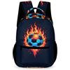 WECECE Zainetto Scuola Football Ragazzi 10-13 Anni Zaino Scolastico Soccer Ball Ragazze Classe 1-2 Backpack Leggero Resistente Tasca Frontale Tasche Laterali Scuola Viaggio Tempo Libero
