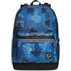 Seven S.p.a. Zaino Scuola Reversibile Seven - The Double 2in1 - Blending Blue - Lato fantasia e Lato tinta unita
