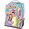 ME CONTRO TE TROLLEY Zaino Rosa Girl Ragazza + Penna Sirena Arcobaleno + omaggio 7 penne + Omaggio portachiave paillettes + Penna led