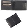 Guinness® Portafoglio in pelle nera e portachiavi set regalo - Blocco RFID, portafoglio bi-Fold in vera pelle da uomo, porta carte sottile, elegante e durevole - Merchandising ufficiale, Portafoglio