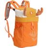 Qunature Zaino da Trekking per Bambini 8L, Zaino da Campeggio per Ragazzi | Leggero Traspirante, Resistente all'Acqua, con Spalliere Ammortizzate, per Ragazze Scuola Sport Escursioni Viaggio, Arancione