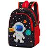 CHERUBIC Zaino per bambini, CHERUBIC Kids Schoolbag da viaggio Cool Cute Cartoon impermeabile Bookbag, Astronauta 2, S