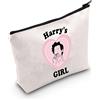 FUNYSO Trousse per cosmetici con testo della canzone cantante e amante della canzone Merch Harry's Girl, regalo ispirato