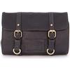 Ashwood - Beauty case da viaggio da uomo - Pelle e tela - Borsa da bagno media - Borsa da doccia sospesa - HAMMERSMITH 7010