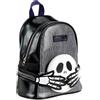 CARTOON Zaino Nightmare Before Christmas Jack Skeletron con Mani Magnetiche Zainetto Passeggio in Poliuretano Spallacci Regolabili e Zip 22 x 26,5 x 13 cm