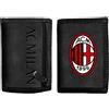 CALCIOGADGETS Portafoglio Milan Originale Ufficiale Borsellino a Strappo Enzo Castellano PTFMI141836