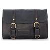 Ashwood - Beauty case da viaggio da uomo - Pelle e tela - Borsa da bagno media - Borsa da doccia sospesa - HAMMERSMITH 7010