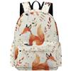 TPISLI Zainetti Scuola Fox Bambini 6-10 Anni Zaino Scolastico Animal Fox Bambina 9 Anni Cartella Scolastica Elementare School Bag, Gite Viaggio Tempo Libero