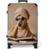 NoBoringSuitcases.com NoBoringSuitcases© Valigia Grande Trolley Da Stiva Viaggio Rigida Leggera | 77x51.5x28 cm - Ruote Valigie Bagaglio Suitcase Large XL Luggage Vasca - Cane - Libro