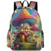 TPISLI Zaino Scolastico Mushrooms Bambine Classe 4 Borsa Scuola Rainbow Bambino 7 Anni Cartella Scolastica Primaria Backpack, Tempo Libero Outdoor Uso Quotidiano