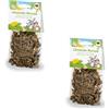 JR Farm Radici di Tarassaco | Per roditori e conigli nani | 2 x 50 g | JR Farm | Alimento complementare | Per occupazione e integrazione della dieta quotidiana | Confezione doppia