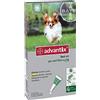 Bayer Advantix Spot-On Antiparassitario per Cani Fino A 4 kg 4 Pipette