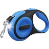 DONGKER Guinzaglio per Cani Retrattile, 16 Piedi Guinzagli Allungabile, Guinzaglio Anti-groviglio per Cuccioli a 360° con Luce LED, Freno e Blocco con Una Mano per Cane di Piccola e Media