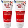 ARNICA 100'S® - Arnica per Cavalli, Gel Extraforte Riscaldante Pearson [100ml]. Crema Arnica Forte con Artiglio del Diavolo e Wintergreen. Pomata Defaticante e Rilassante (100 ML) (Confezione da 2)
