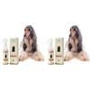 101 love for pet Linea 101, Spray Sciogli Nodi Pelo Cane Naturale per Tutti i Tipi di Pelo con Oli Vegetali, Mantello Morbido, Brillante e Sano, Districante Pelo Cane, 250ml, Made in Italy (Confezione da 2)