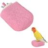 MiOYOOW Pietra per Affilare il Becco d'Uccello, 8.2 x 5.8 cm Trespolo Antiscivolo per Pappagalli, Giocattolo Supporto per Posatoio per Uccelli, Calopsitte e Criceti in Gabbia