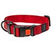 Karlie Art Sportiv Plus - Collare regolabile in diversi colori, universale, misura L: 45-65 cm, larghezza: 25 mm, colore: Rosso