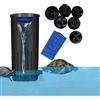 yanhe Filtro per tartaruga per acquario, filtro a basso livello dell'acqua, flusso a cascata, filtro sommergibile per acquario