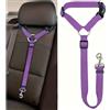 Generic Cintura per cani, 1 pezzo, fascia di sicurezza regolabile per la pancia in auto, supporto ergonomico imbottito, in metallo solido, corda per trasporto automatico, imbracatura da viaggio dedicata per