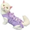 Generico Tuta Corpo Gatto Post Operatoria Traspirante - Vestito Chirurgico Gatto - Body Morbido per Prevenire Leccamento Ferite Sterilizzazione Indoor Casa