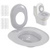 Générique Kit per l'Addestramento del Gatto al WC rimovibile per urinaio | Addestratore per Gabinetto e Lettiera per casa, appartamento, bagno, cantina, negozio animali, interno