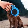 Generic Guinzaglio retrattile per cani telescopico automatico, nastro adesivo per cani da trattore, nastro per animali domestici, resistente e comodo, con manico antiscivolo, adatto per cani di piccola e
