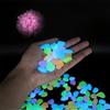 Generic 100 ciottoli artificiali luminosi per vasi e acquari, bagliore di lunga durata; design accattivante, viola, 50 g