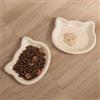 Generic Ciotola per cibo per animali domestici a forma di gatto, fondo antiscivolo e design adatto ai baffi, per gatti e cani di piccola taglia, stile cartone animato, per cibo e acqua secco/umido, set di