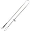 TRIXIE Guinzaglio CityStyle S-M, 1,20 m/13 mm, grigio chiaro, guinzaglio in PVC di alta qualità per cani, antiscivolo, impermeabile e lavabile per cani di taglia piccola, media e grande, 1971016
