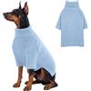 KONVINIT Maglione Cane Taglia Grande Invernale, Caldo Tessuto a Nido d'Ape Traspirante, Alta Colla,Dog Sweater Per Cani Grossi