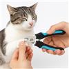 Generic Tagliaunghie professionale per cani, grande tagliaunghie per cani, lima per unghie gratuita, manici antiscivolo robusti, strumenti per la toelettatura per cani e gatti, blu nero