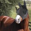 Horses Maschera Horses In Lycra Con Rete Occhi GRIGIO Full, Leggera e Traspirante, non Ostacola il Campo Visivo del Cavallo, Protezione di Occhi e Orecchie