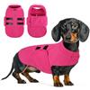Queenmore Maglioncino Per Cani, Felpa Taglia Piccola, Cappotto Invernale | Caldo Giacca Gilè Per Bassotto, Chihuahua, Bulldog, Per Passeggiate Quotidiane Sotto La Pioggia Autunnale, Rosso,XS