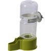Generic Distributore automatico di acqua per uccelli di piccole e medie dimensioni accessori per gabbie in plastica trasparente mangiatoia per uccelli