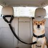 Generic Cintura di sicurezza per auto per cani rossi, regolabile, guinzaglio di sicurezza per animali domestici, in nylon resistente, per protezione da viaggio in auto (nero)