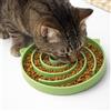 Generic Ciotola per gatti in silicone, design a spirale anti-ingorgo, per cibo secco e umido, antiscivolo, facile da pulire, per gatti