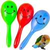 Generic 3 mini martello colorato per sabbia, per pappagalli, canarini, calopsitte, conuri e piccioncini (colore casuale)