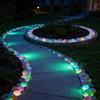Generic 200 pietre fosforescenti per acquario, ciottoli luminosi per decorazione acquario, rocce decorative incandescenti per ciotole per pesci, vasi e piante in vaso, pietre preziose in resina atossica