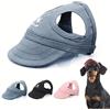Generic Cappello da sole per cani con cappuccio regolabile, protezione UV impermeabile con cinghie elastiche (razze da piccole a grandi)