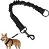 Maggasacca Ammortizzatore per cani, robusto guinzaglio di prolunga da 50 cm, per qualsiasi guinzaglio per cani, guinzaglio elastico corto in nylon, perfetta ammortizzazione in bicicletta, per cani di taglia