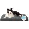 Bedsure Cuscino Per Cani Ortopedico Materasso Cane Grande,89x56 cm,Grigio | Cuscino cane sfoderabile e lavabile,cuscino memory foam per cani，materasso per cani, lavabile e antiscivolo, letto interno