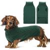 Queenmore Maglione Per Cani XL - Maglioni Di Natale, Abbigliamento Inverno | Per Labrador, Border Collie, Golden Retriever (Verde, XL)