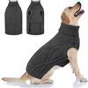 Queenmore Maglioncini per Cani Grandi, Classico, Maglione Cane Grande | Maglia Ad Alta Elasticità per Pitbull Boxer Bulldog Inglese Border Collie Dalmata,Taglie XS-2XL, Per Razze Piccole E Grandi