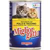 Morando Miglior Gatto Bocconcini con Pollo e Tacchino con Vitamine e Sali Minerali - 405 gr