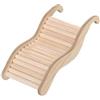 Generic Scaletta da arrampicata con onde per criceti, multifunzionale, interattiva, per piccoli animali, scale, ponte, gabbia decorativa (17 x 8,5 cm)