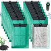 BORDEAG 16 cartucce filtranti per acquario, con filtro Tetra Easy Crystal 250/300, cuscinetti di ricambio per Tetra Easycrystal, compatibile con tetrafiltro, cartucce filtranti di ricambio con carbone