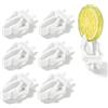 Generic 6 clip per mangiatoie per uccelli, per pappagalli, frutta e verdura, accessori per mangiatoia per gabbie, accessori sicuri per l'alimentazione dei pappagalli