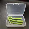 Generic Kit di 3 strumenti per rimuovere le zecche, strumento per rimuovere le zecche per cani e gatti con scatola portaoggetti, in plastica portatile e indolore (verde)